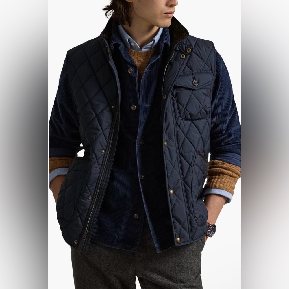 Polo Ralph Lauren Quilted Navy Vest